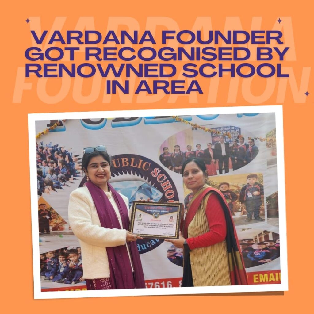 Vardana Founder got invited in annual Sports function